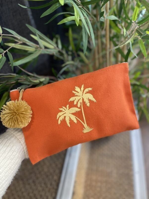 Zipped pocket "Palm tree"