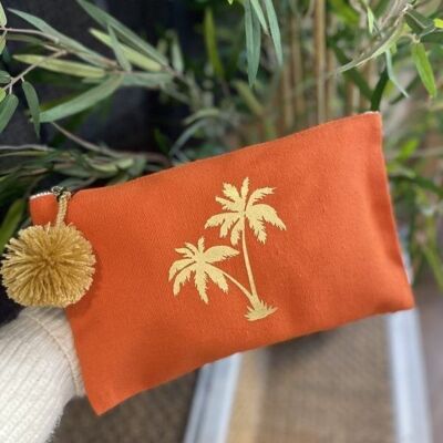 Zipped pocket "Palm tree"