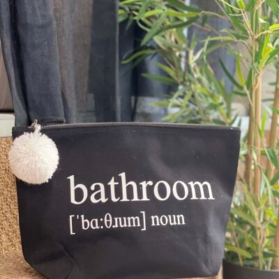 "Bathroom" XL toiletry bag