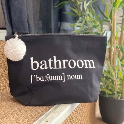 "Bathroom" XL toiletry bag