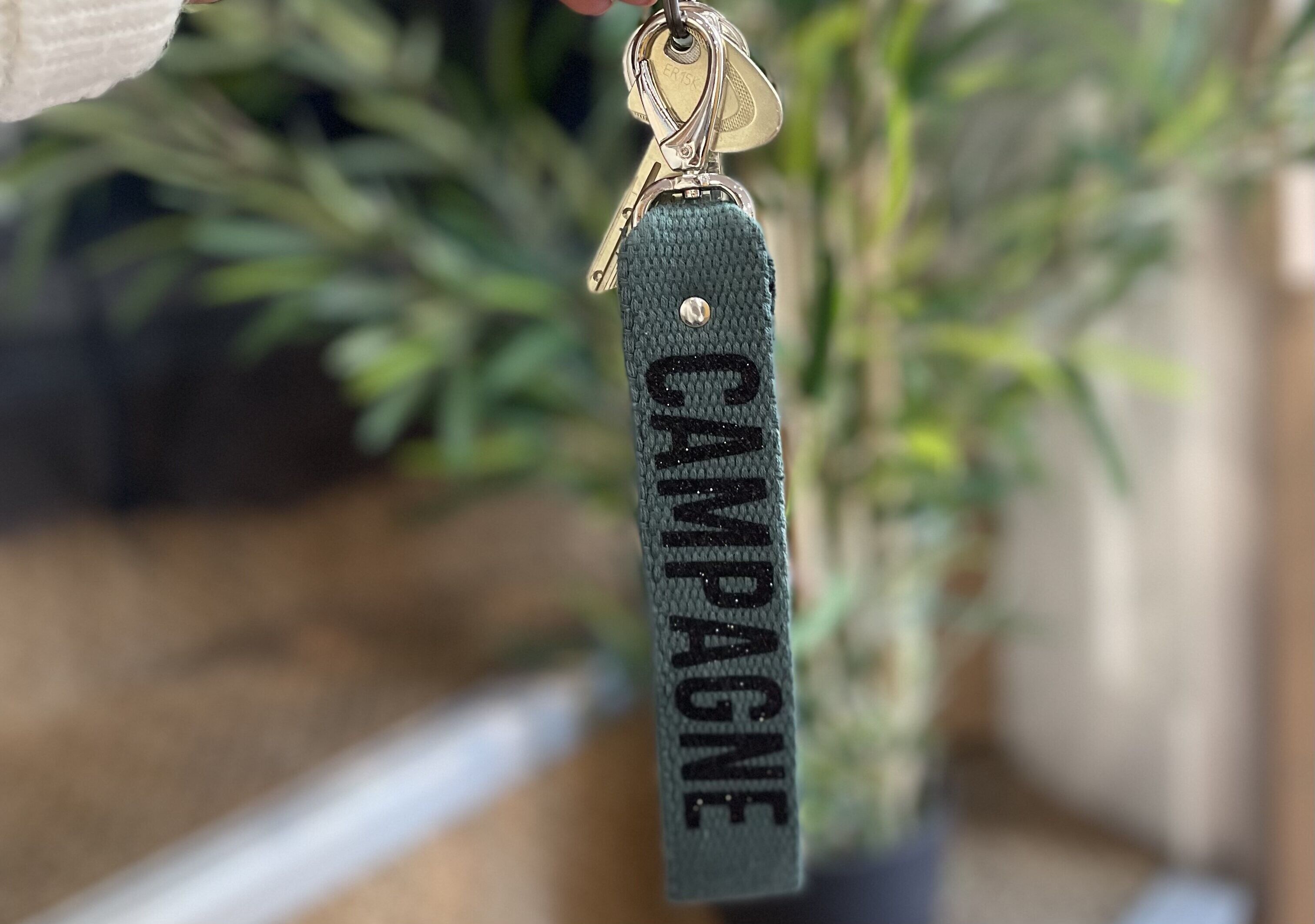 Portachiavi verde "Campagna".