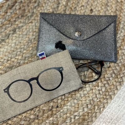 Linen glasses case