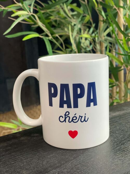 Mug céramique "Papa chéri"