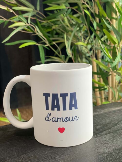 Mug céramique "Tata d'amour"