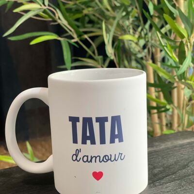 Tazza in ceramica "Tata d'amour".