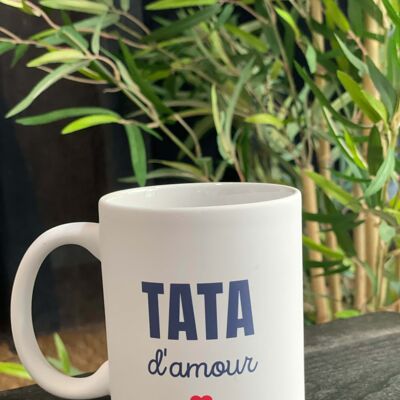 Keramikbecher "Tata d'amour".