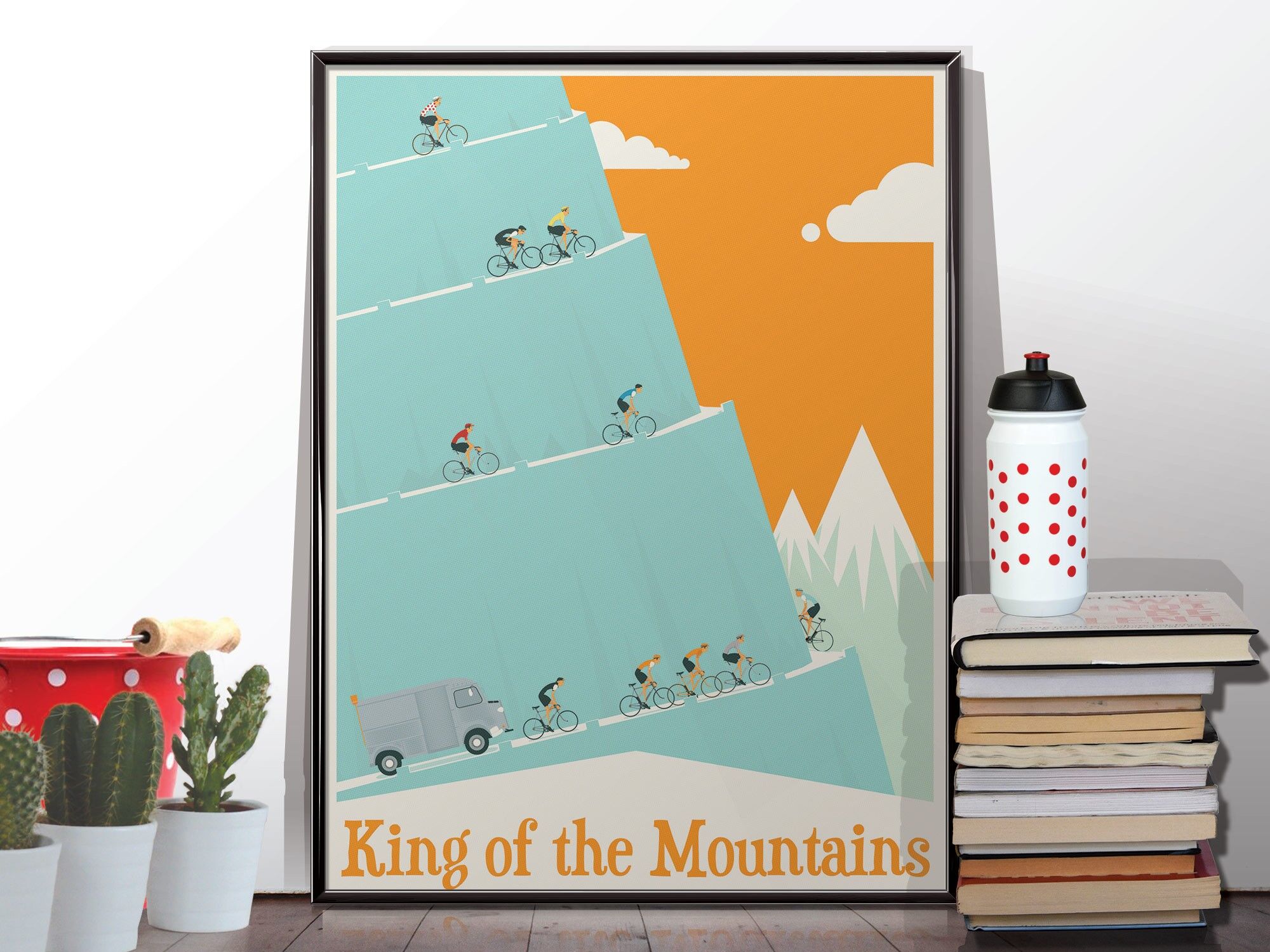 Re delle montagne. Poster senza cornice