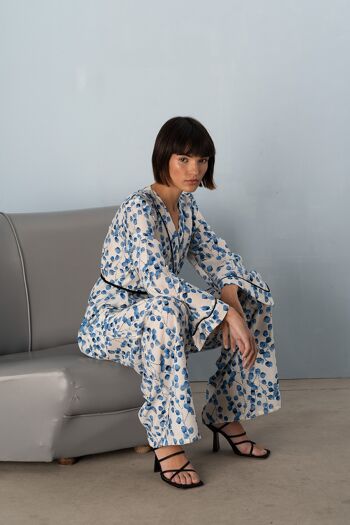 Kimono Olive (Bleu) 3