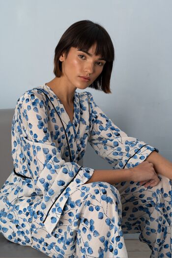 Kimono Olive (Bleu) 4