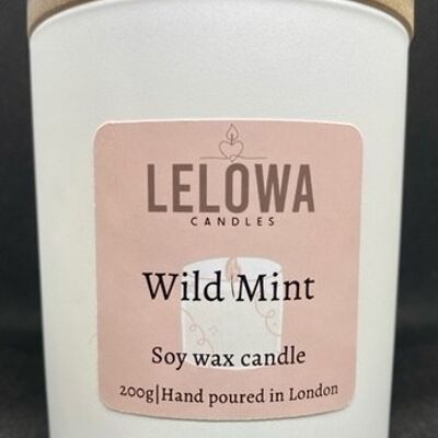 Wild Mint Soy wax Candle