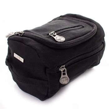 Mini Barrel Bag (Small) de Sativa Hemp Bags - noir 1