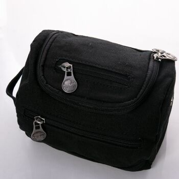 Mini Barrel Bag (Small) de Sativa Hemp Bags - noir 2