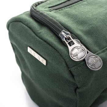 Mini Barrel Bag (Small) de Sativa Hemp Bags - vert 4