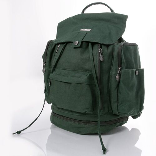 The Multi Pocket KnapSack by Sativa Bags - green