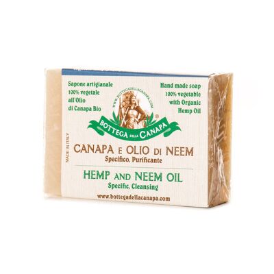 Jabón de cáñamo y aceite de neem