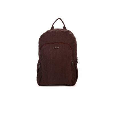 Sativa Hanf Laptop Rucksack Tasche - braun