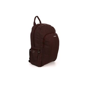 Sac à dos pour ordinateur portable en chanvre Sativa - marron 2