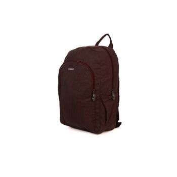 Sac à dos pour ordinateur portable en chanvre Sativa - marron 4