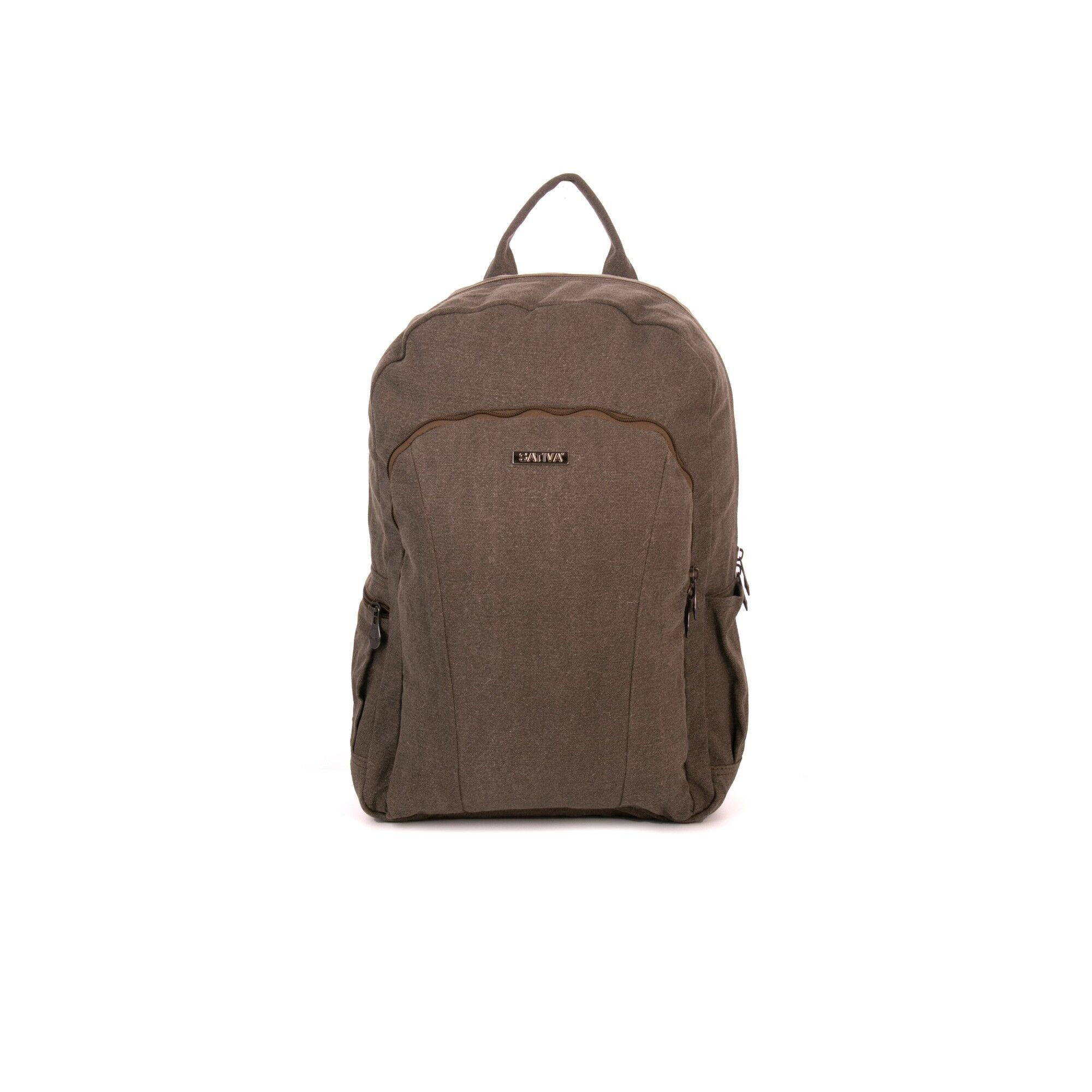 Sativa Hanf Laptop Rucksack Tasche - khaki