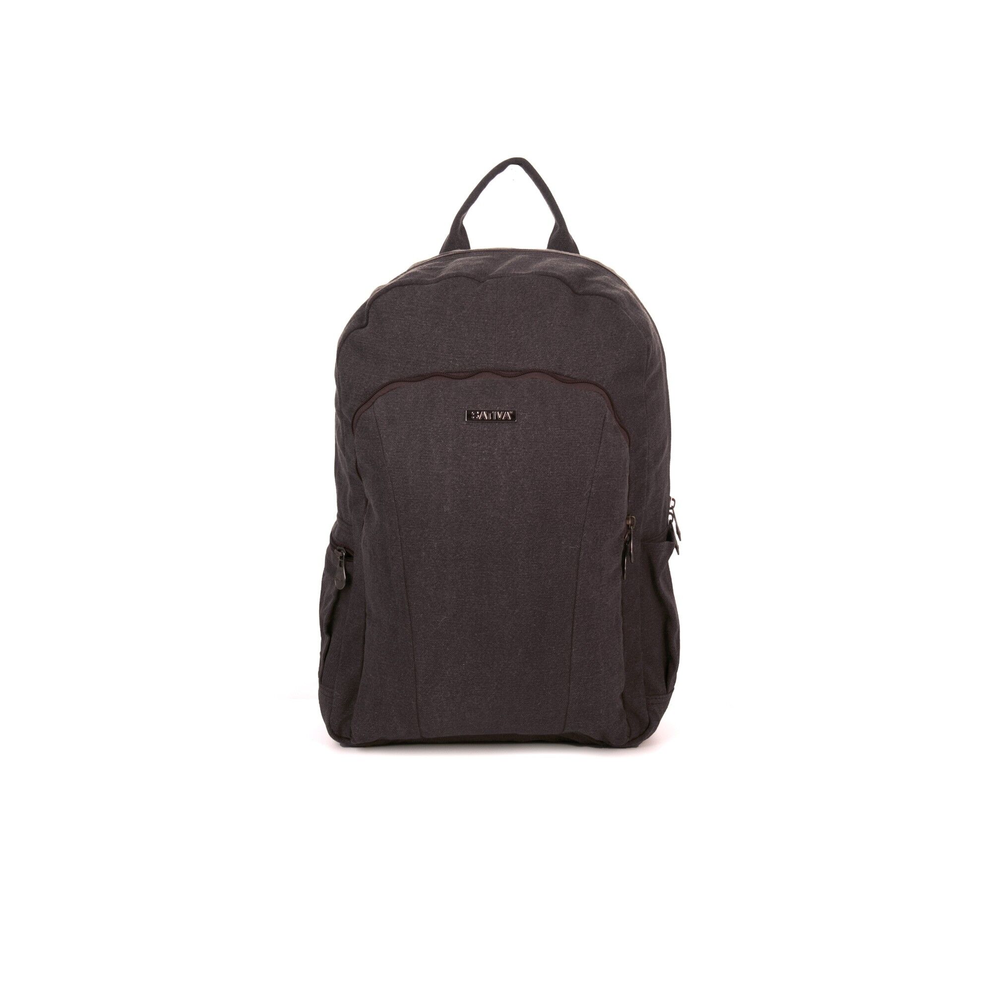 Sativa Hanf Laptop Rucksack Tasche - grau