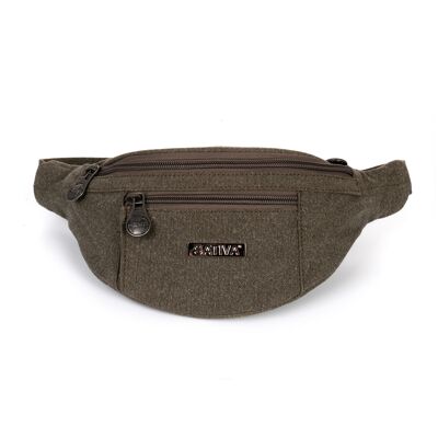 Sativa Hemp Hip Bum Bag - khaki