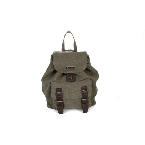 Sativa Hemp Medium City Backpack - khaki