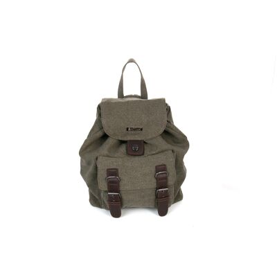 Sativa Hemp Medium City Rucksack - khaki