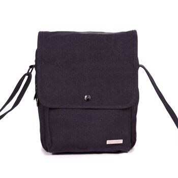 Sativa Hemp Medium Messenger Sac à bandoulière - prune 1