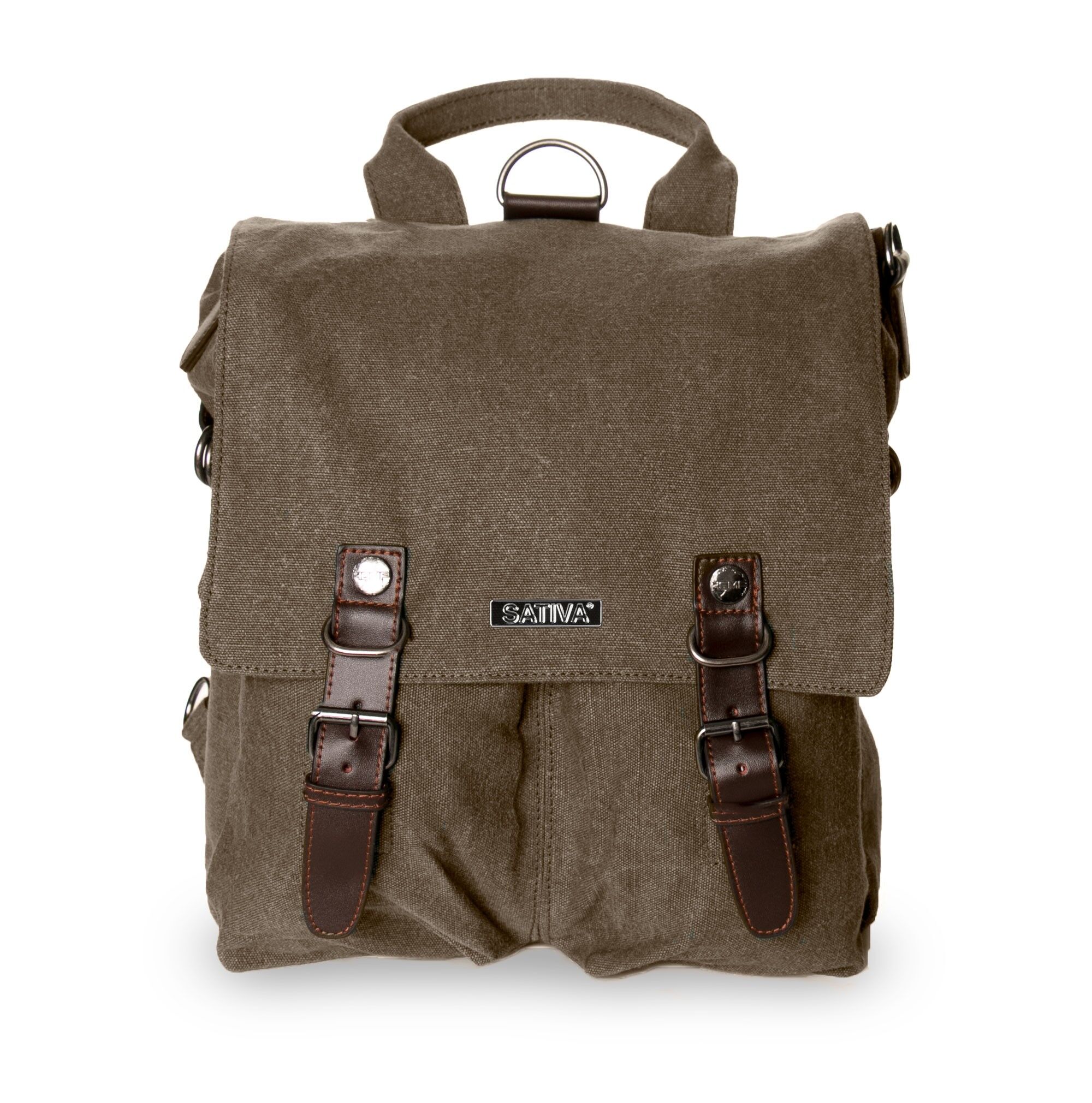 Sativa Hanf mittlerer Rucksack - khaki