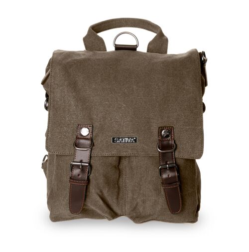 Sativa Hemp Medium Backpack - khaki
