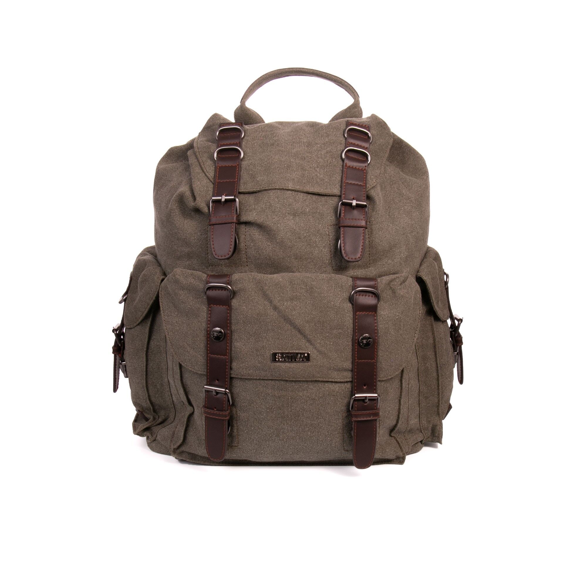 Sativa Hemp Deluxe Abenteuerrucksack - khaki
