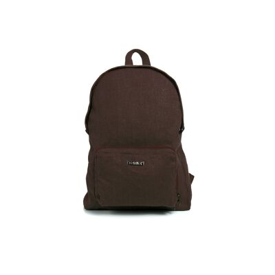 Sativa Hemp Fold Up Backpack - brown