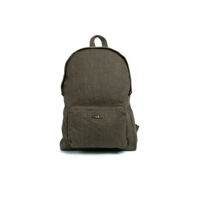 Sativa Hemp Fold Up Backpack - khaki