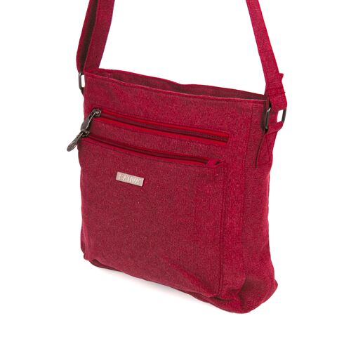 Sativa Hemp Elegant Shoulder Bag - red