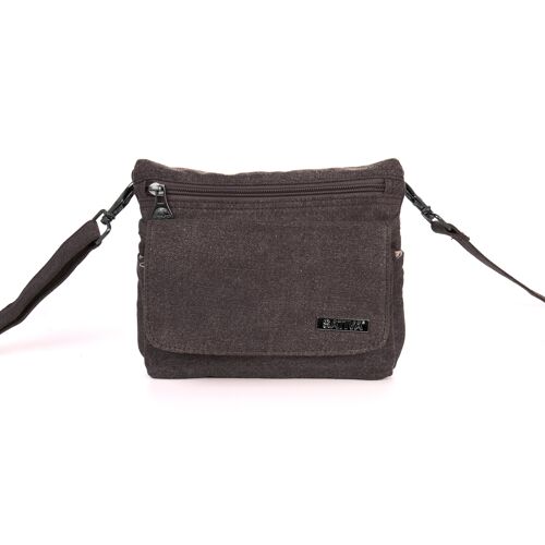 Sativa Hemp Day Tripper Shoulder Bag - grey