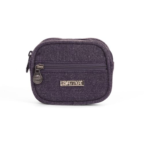 Sativa Hemp Coin Pouch - plum