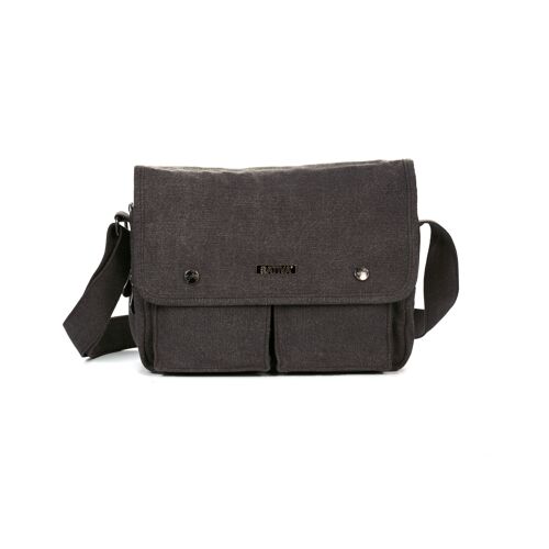 Sativa Hemp Medium Shoulder Bag - grey