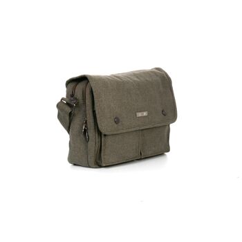 Sac porté épaule Sativa Hemp Medium - kaki 2