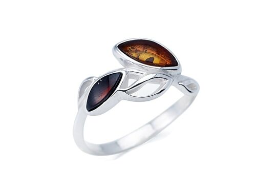 Bague argent ambre_sa3647ror