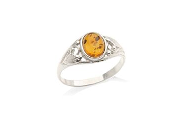 Bague argent ambre_amp00124r