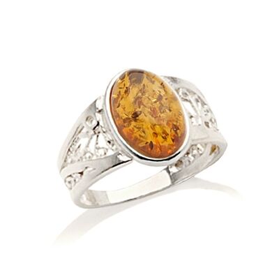 Bague argent ambre_km148pr