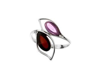 Bague argent amethyste ambre_csa-ba019