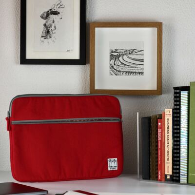 15 inch MacBook Laptop case - Red