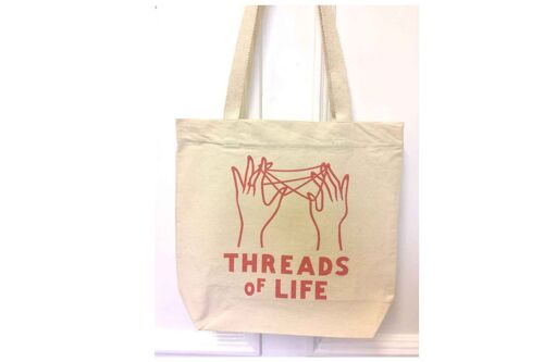 Organic cotton Tote bag - Coral