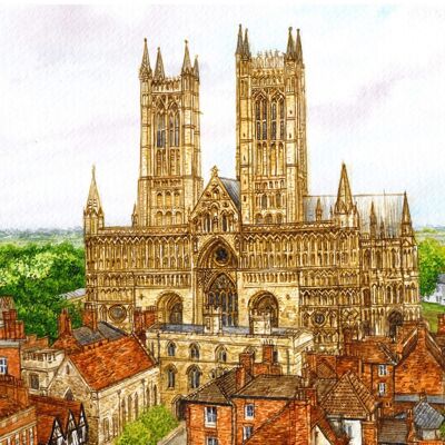 Card ,Lincoln Cathedral