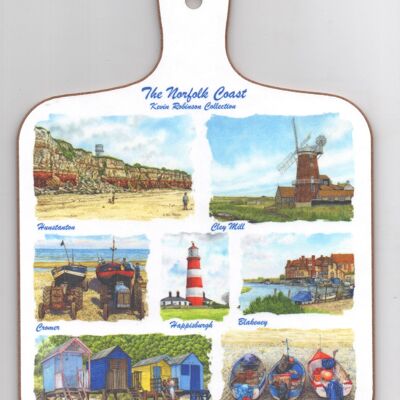 Mini Cutting Board, Norfolk Coast multi image.