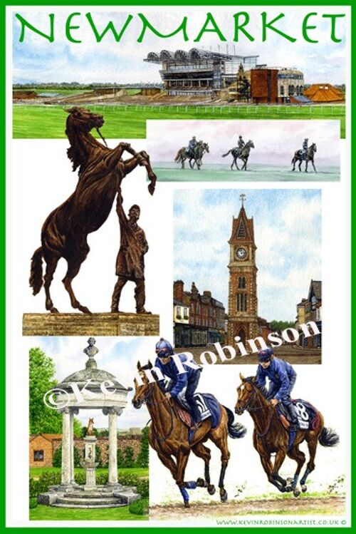 Newmarket ( Suffolk ) Micro Fibre Tea Towel.