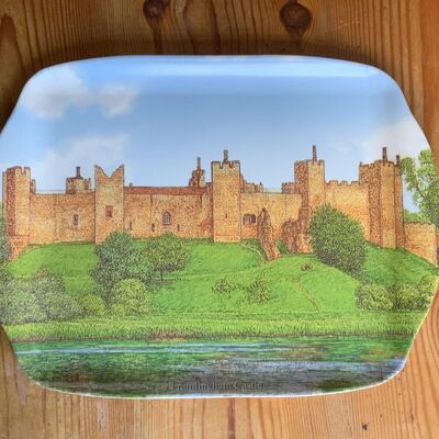 Plateau en mélamine, Framingham Castle Suffolk.