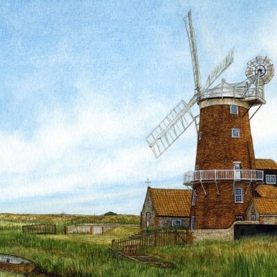 Card, Cley Mill. Norfolk