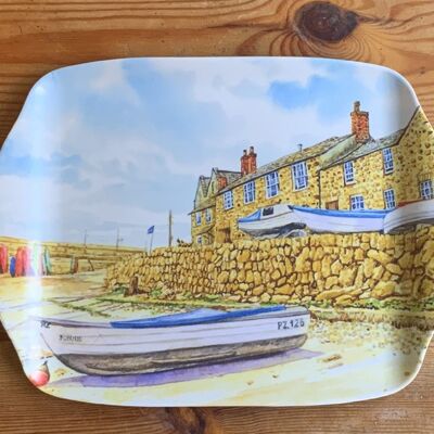 Melamine Tray, Mousehole Cornwall.